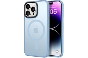 tigratigro Etui do iPhone 13 Pro, Cala Kompatybilny z MagSafe, etui zapobiegające Upadkowi, Półprzezroczyste, Matowe etui na tył, Odporna na Wstrząsy Obudowa (Niebieski Sierra)