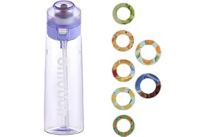 Wukesify Air-up Borraccia, Bottiglia d'Acqua Creativa con 7 Pod di Sapore per l'esercizio Promuovi Bere Acqua, 0 Zucchero e 0 Calorie