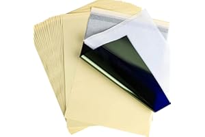 Sukh 20PCS Tattoo Transfer Paper - Tattoo Stencil Paper for Tattooing Thermal Transfer Paper Transfer Paper for Tattooing Temporary Tattoo Paper for Tattoo Stencils Kit Tattoo Supplies 8.5 X 11Inch