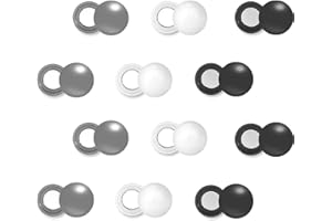 Tinoaly 12 Pairs Magnetic Race Bib Clips, Marathon Race Number Holder Running Racing Bib Buckles Fixing System for Cycling Triathlon Runners Field Supplies