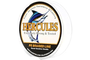 Hercules Sedal Trenzado de 8 Hilos, 100-2000 m, 10-300 LB, Súper Suave, Polietileno, Multifilamento Hilo Trenzado de Pescar en el mar y en el Agua