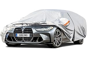 Kayme 6 Layers Car Cover Waterproof Breathable, Custom Fit BMW M3 G80(2020-2024), Outdoor Full Cover Sun Rain UV Dust All Weather Protection. Shipping From UK Warehouse.