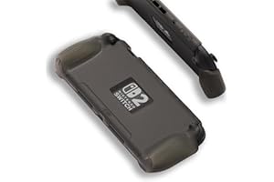 Savage Raven by Skull & Co. StandGrip for Nintendo Switch 2: A Soft Protective Case with Textured Grips Full Protection and Stand, Shock-Absorption Non-Slip and Anti-Scratch Cover Design- Smoky Black