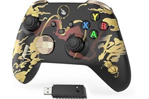 DYONDER(Erforderliches Software Upgrade Wireless Controller 2.4GHZ Kompatibel für Xbox One X/S/Xbox Series X/S/PC Windows 7/8/10,Wireless Gamepad mit Share Button (ohne Batterie)