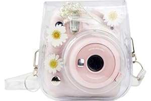 ZEEREE Torba podróżna na aparat z paskiem na ramię/skóra PU dla Fujifilm Instax Mini 8 / Mini 8S / Mini 9 / Mini 11 torba na aparat, S?oneczniki, torba na ramię