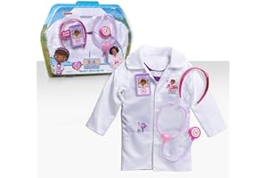 Doc McStuffins JPL90125 Set giocattolo di travestimento da medico dell’ospedale