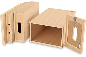 PROAIM Nested AppleBox Set pour Studio, Plateau de Tournage et Photographie. Support à épingle pour bébé de 5/8 po pour Accessoires. Multifonctionnel : étayage, Mise à Niveau, Assis ou Debout (AB-12)