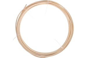 Yardenfun 1 rotolo di tessuto in rattan, cestino in vimini, kit di riparazione per tessitura, canna in rattan, materiale di riparazione per mobili in rattan, kit di riparazione in legno naturale