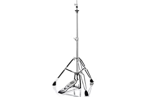 Vaisoeny Soporte de Charleston, soporte de trípode para hi-hat, altura regulable de 23,6 a 39,3 pulgadas, soporte de doble puntal con pies de goma antideslizantes amplios (V-CC-VZ10)