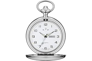 BOSHIYA Fullmetal Alchemist Pocket Watch with Chain Vintage Edward Elric Quartz Pocket Watch for Cosplay Anime Accessories