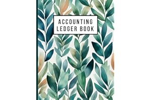 Accounting Ledger Book: Business Expense Tracker Notebook for Small Business or Personal Bookkeeping to Record Income and Expense Account