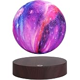VGAzer Levitating Moon Lamp - Floating and Spinning Galaxy Lamp with 16 Colors LED Lights, Unique Gift for Kids & Lovers
