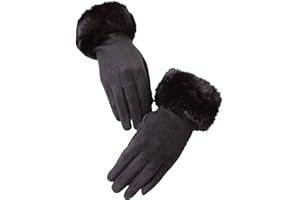 COAVEL Guantes táctiles de invierno para mujer. Compatibles con pantallas de móvil. Elegantes y calentitos. Un regalo original de navidad, fino y con estilo
