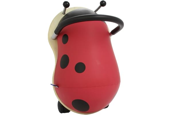 Trotteur Wheely Bug Coccinelle/Ladybird, multi-directionnel, petit modèle 1 à 3 ans, corps en bois sur roues, très résistant, excellente qualité, des heures d'amusement garanties !