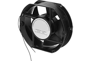 VIAGASAFAMIDO Ventilateur Axial AC 220V 38W à Double Roulement à Billes, Ventilateur de Refroidissement Silencieux Grande Vitesse pour Armoire Électrique et DIY