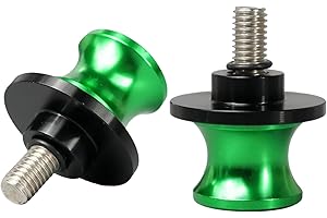 leruiyezs 2pcs Diábolos Moto M8 CNC para Brazo Oscilante Motocicleta Soporte de Elevación Trasero Antideslizante de Aluminio Compatibles con for Kawasaki Z650 Z900 ZX10R ZX6R Ninja 400 500 650 1000SX