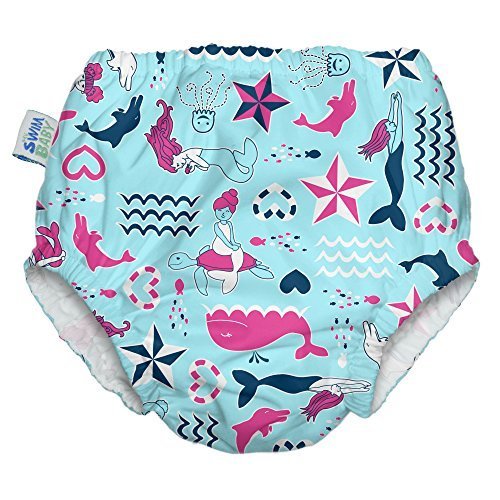 My Swim Baby Diaper, Little Mermaids, 2X by My Swim Baby