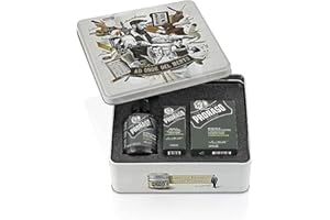 ‎PRORASO Proraso Bartpflege Trio Set, Cypress and Vetyver (3er Pack), hochwertiges Set mit nährendem Bartöl, reinigendem Bartshampoo und beruhigendem Bart Balsam, Made in Italy
