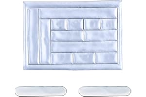 STBNVF 15Pcs Lead Tape, Golf Lead Tape, Lead Tape Golf, Lead Tape Tennis, Golf Grip Tape, Self Adhesive Lead Tape, Golf Lead Tape for Paddle Edge Guard, Increase Power and Swing Speed (Silvery)