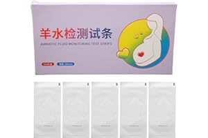 Fruchtwasser-Teststreifen, ANGGREK 5 Stück Amniotische Fluid-Teststreifen Profession Elle Selbst Inspektion PH-Teststreifen Amniotische Fluid-Test Unterlage für Schwangere