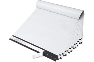 Switory Grandes sobres de polietileno de 14,5 x 19 pulgadas (368 x 483 mm) 100 piezas de bolsas de envío para ropa Sobres en blanco