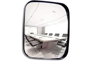 BeTlreo Verkehrsspiegel Weitwinkelsicherheit Konvexe Familie Einfahrt Garage Krankenhaus Parkplatz Verkehrssicherheit Single Dot Spiegel, Innen- und Außenbereich (Size : 16 * 19cm)