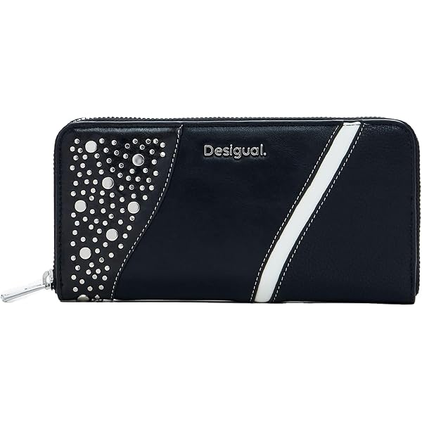 Porte-monnaie Long Desigual Goodall Fiona Noir - 100% Polyuréthane - Neuf Avec étiquettes