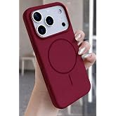 Coverzone İphone 15 Pro Max ile Uyumlu Kadife İ&ccedil; Y&uuml;zeyli Premium Silikon Kılıf MagSafe ile Uyumlu Kablosuz Şarj Destekli Darb