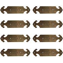 Rinforzi Angolari In Ottone Antico - 4 Pezzi Per Scatole Legno E Mobili, Con Viti - Foto 4