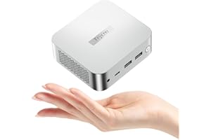 ‎TRYCOO Trycoo WI-9 Mini PC mit Intel N150(bis zu 3.4Ghz),16GB DDR4 RAM 512GB PCIe SSD,Mini Desktop Computer Win11 Triple-Display 4K@60 Hz/Type C/Dual Bande WiFi/BT4.2/RJ45/VESA für Home,Office