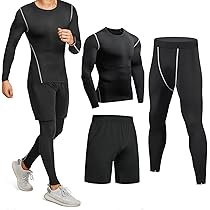 JELEX Sportinator Hommes Ensemble De Fitness 3 Pièces Bleu-noir à Un