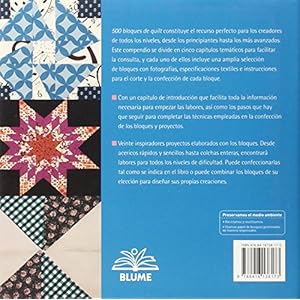 500 bloques de quilt: colchas, cojines, acericos, accesorios
