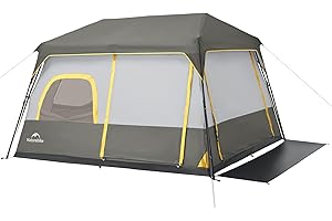 Naturehike Cape - Tienda de campaña grande para 6 personas, resistente al agua, tipo túnel PU3000 mm para viajes familiares, camping y viajes en coche