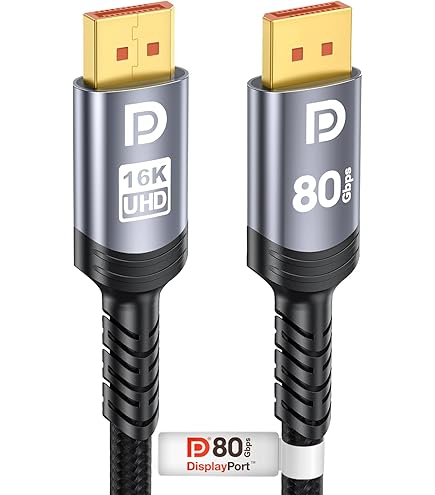 DGHUMEN Cavo DisplayPort Fibra Ottica 15 Metri 8K, Cavo Lungo DP a DP Supporta 8K@60Hz 4K@144Hz Alta velocità 48Gbps, HDCP 2.2/3D/HDR per Gaming Monitor Scheda grafica Laptop