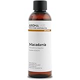 BIO - Olio vegetale MACADAMIA - 100mL - 100% Puro, Naturale, Spremuto a freddo e Certificato AB - AROMA LABS (Marchio Frances