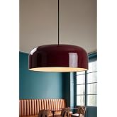 Marrien Marella Sarkıt Avize, Bohem Tavan Lambası ve Salon Mutfak Aydınlatması - Bordo - 30 cm - Modern Dekoratif Tavan Armat