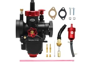 ZSDTRP Racing Carb PE17mm Carburetor with Filter Choke Kit Fit 80cc 90cc100cc Flange Motorcycle Engine For Dirt Pit Bike Mini Bike Motocross (PE17mm)