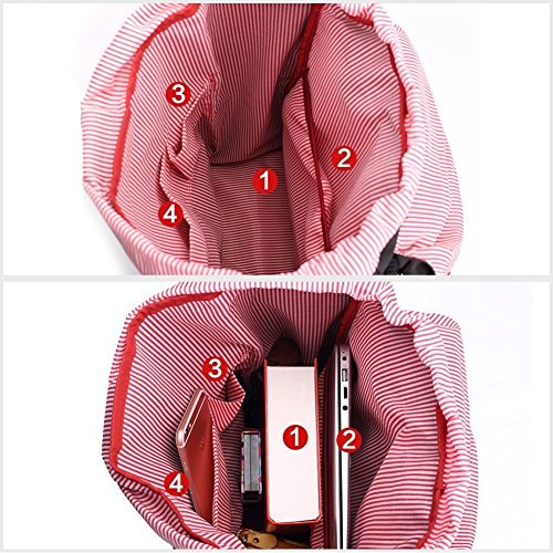 Rucksack Damen Freizeit Backpack Schulrucksack f  r 15 6 zoll Laptop Notebook Computer Arbeit Campus Studenten Outdoor Reisen Wandern Daypacks Fresion