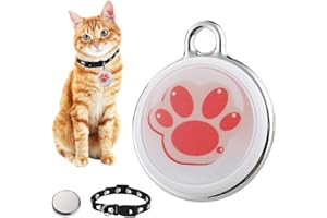 RPPIUP Tracker GPS per gatti cani, Tracker per animali domestici per gatti, Tractive Gps Cat Tracker, Tracker per cani senza costi mensili, Localizzazione della posizione in tempo reale, Collare GPS