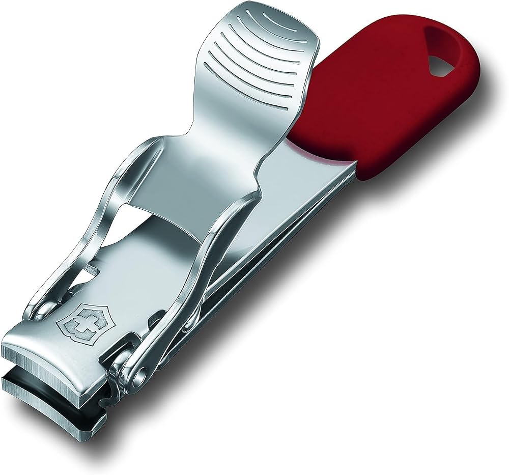 Victorinox 8.2050.B1 Tırnak Makası, Kırmızı | Seyahat ve ofis kullanımı için ince manikür aleti, kırmızı kabuklu 60 mm paslanmaz çelik tasarım, İsviçre yapımı