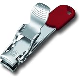 Victorinox 8.2050.B1 Tırnak Makası, Kırmızı | Seyahat ve ofis kullanımı i&ccedil;in ince manik&uuml;r aleti, kırmızı kabuklu 60 mm paslan