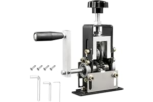 QUVBKZ Spellacavi Manuale + 1 Set di Viti Chiave, Strumento Spellafili di Rame, Macchina Spellafili Manuale per Riciclaggio dei Rifiuti di Rame Riciclare Filo