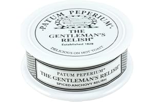 Patum Peperium The Gentleman's Relish | Savoury Spiced Anchovy Relish | Large size | Anchovy paste | umami paste| Gentlemens relish | 71g (Pack of 6)