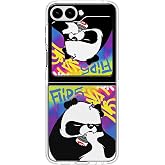 Samsung Galaxy Z Flip 5 Dynamic Design Case - Angry Panda