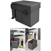 Almital METALİ Kapağa Monte &Ccedil;&ouml;p Kutusu Antrasit 20 Litre (Dolap Kapak Min. 45 cm))