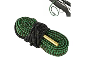 HOTMNTY Bore Cleaner Pulizia per Pistola, Fucile in Ottone Spazzola di Pulizia del Cavo, Snake Cleaner per Fucile per Fucile/Pistola/Fucile Caccia, 1 Pezzo