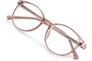 Ymmott Blaulichtfilter Brille Damen Computerbrille ohne Sehstärke mindert Augenbelastung Blaufilter Gaming Brille Transparent für Damen