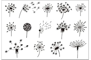 Arrietty Different Types Dandelion Stamp Rubber Clear Stamp/Seal Scrapbook Decorative Card Making Clear Stamps