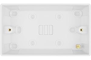 Schneider Electric Ultimate White Moulded - Double Surface Pattress, 25 mm Deep, GU9225, White