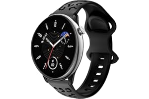 BOJYS Pasek kompatybilny z Amazfit GTR Mini, 20 mm regulowany silikonowy pasek w panterkę, sportowy pasek do Amazfit GTR 42 mm, Amazfit GTS 2, GTS 2 Mini, GTS 2e, GTS 3, GTS 4, Bip Lite, Bip